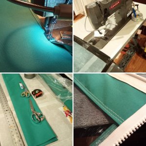 Home Sewing Project for Canvas and Eisenglass