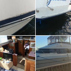 1989 Silverton 37 Motoryacht Braving NYC and Long Island