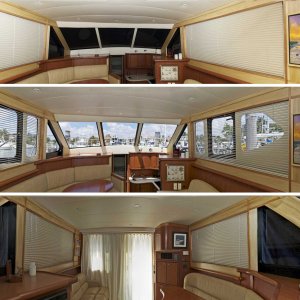 Three panoramic views