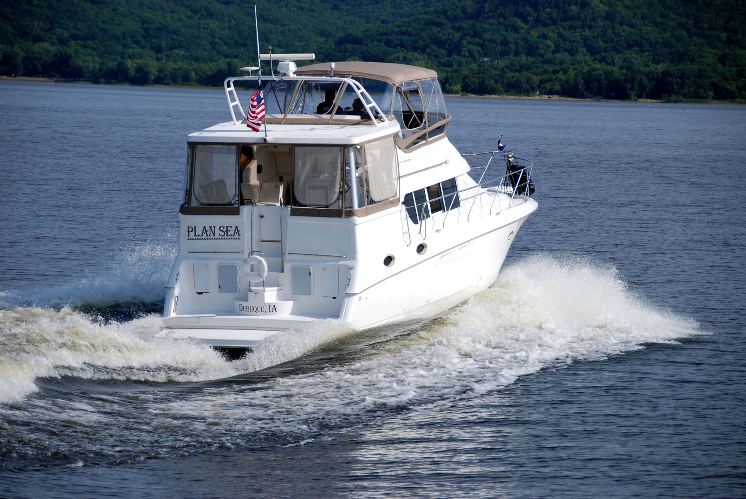 Lake Pepin headed North